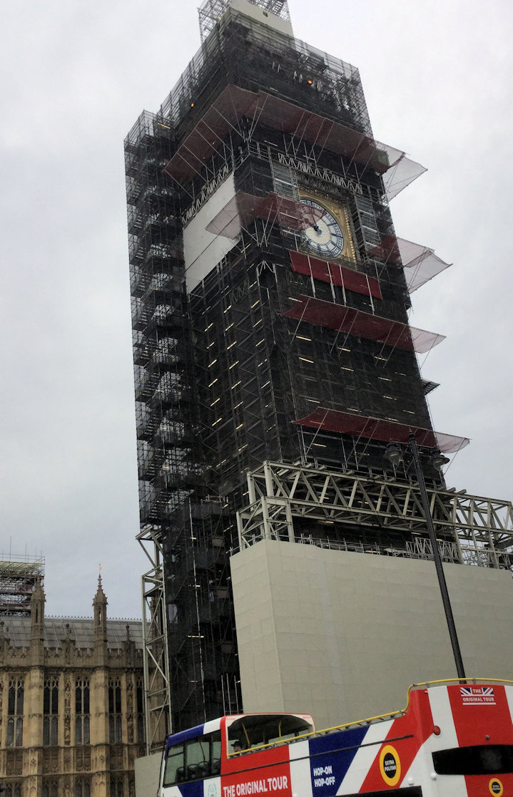 Swaddled Big Ben photograph